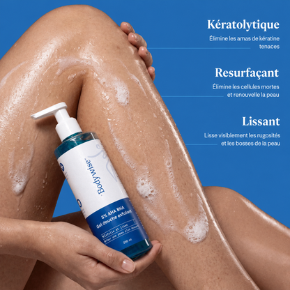 Gel douche à 1 % d'acide salicylique