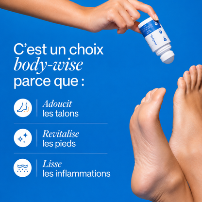 Roll-on pour les pieds et les talons à 20 % d'urée